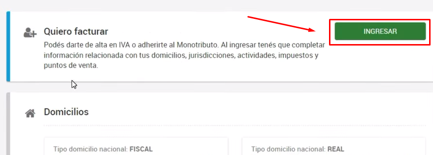 dar de alta monotributo