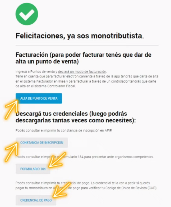 alta de monotributista