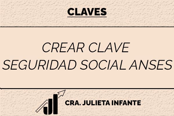 como crear clave anses