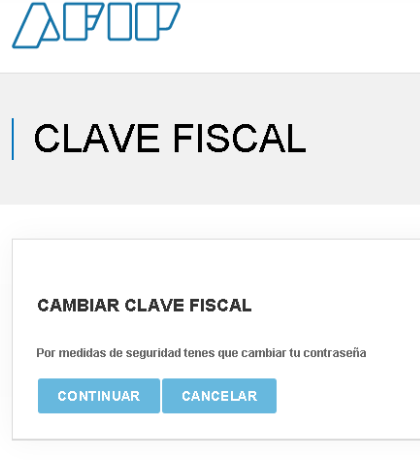 cambiar recuperar clave afip