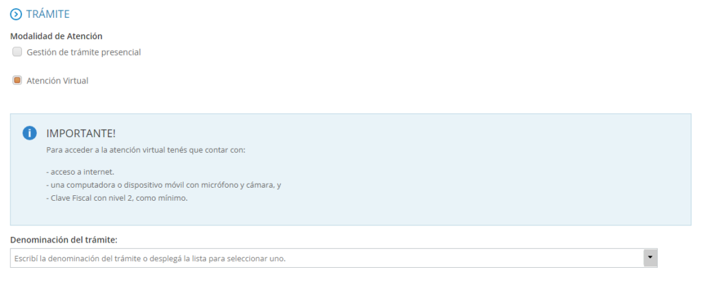 pedir turno atencion virtual afip