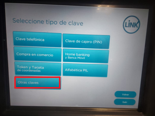 pedir clave fiscal cajero link