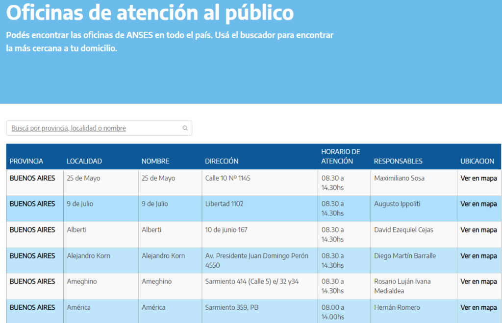 pedir turno oficinas anses direccion