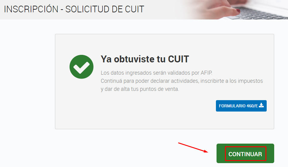 obtener cuit afip persona fisica