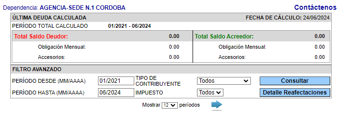 como saber si entró mi pago de monotributo