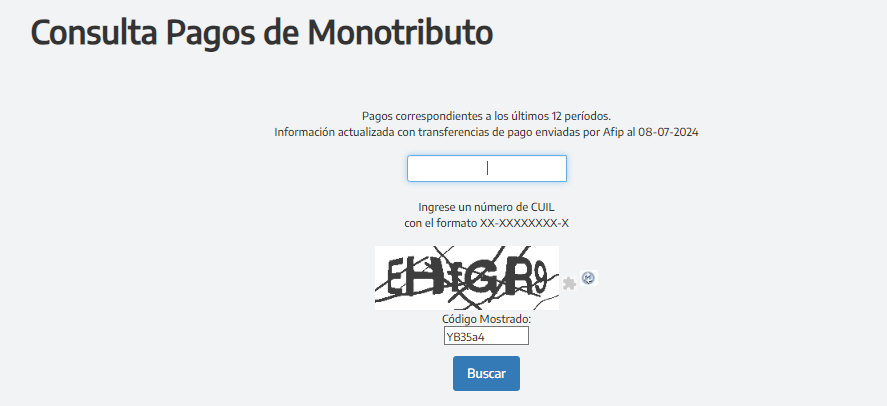 consulta pago monotributo superintendencia