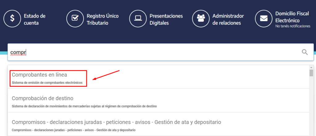 como hacer una factura afip