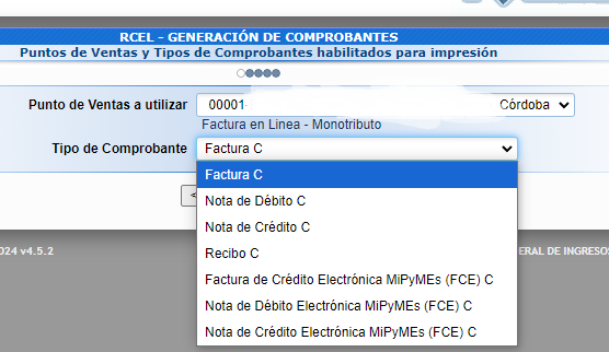 como generar factura monotributo